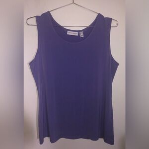 Susan Graver Rich Purple Tank Top